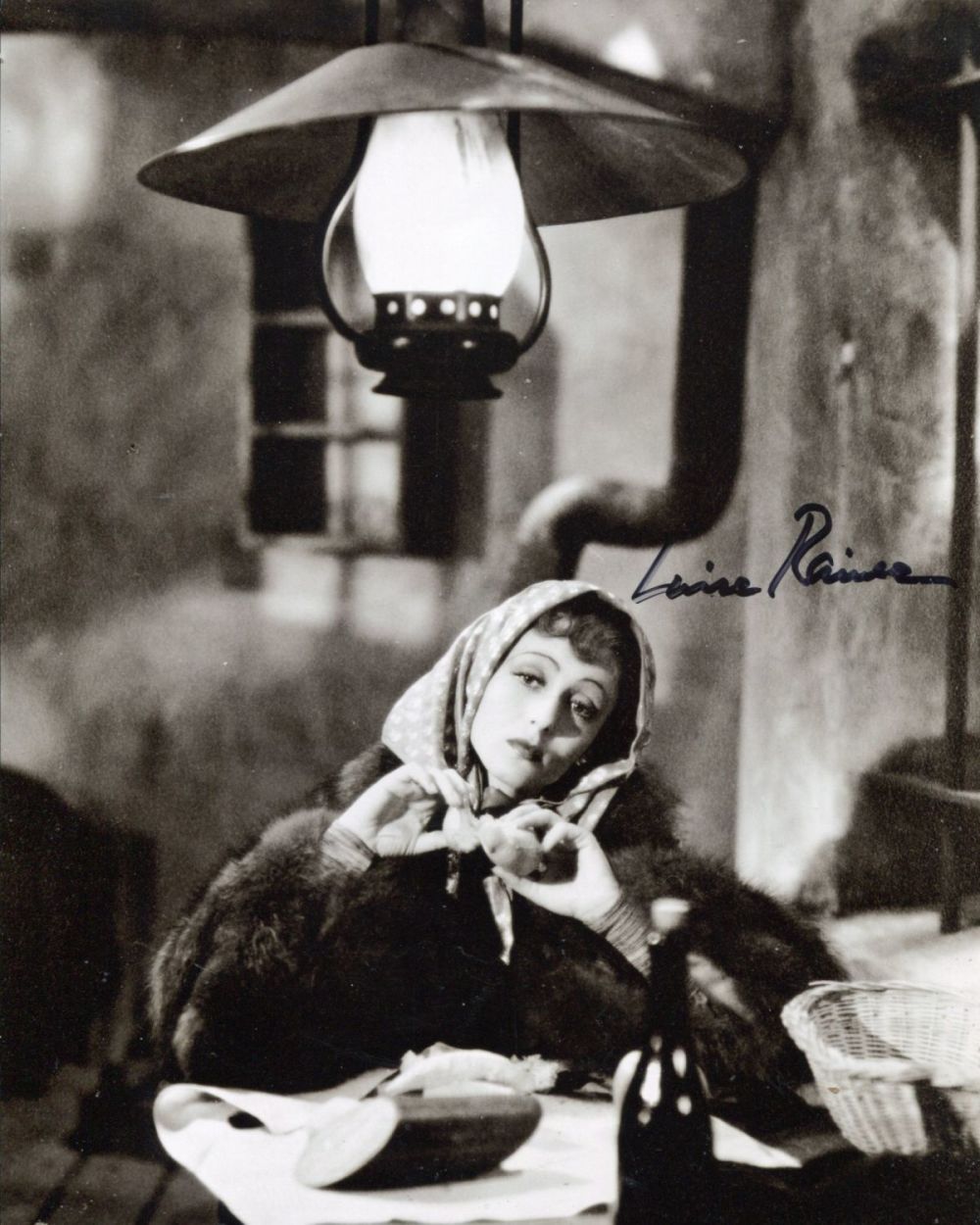 Lot 546: Oscar winning German actress Luise Rainer (1910-2014) signed...