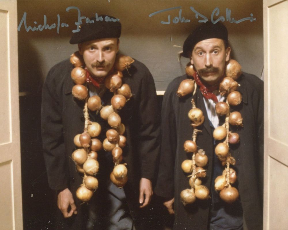 Lot 609: Allo Allo comedy 8x10 photo signed by actor...
