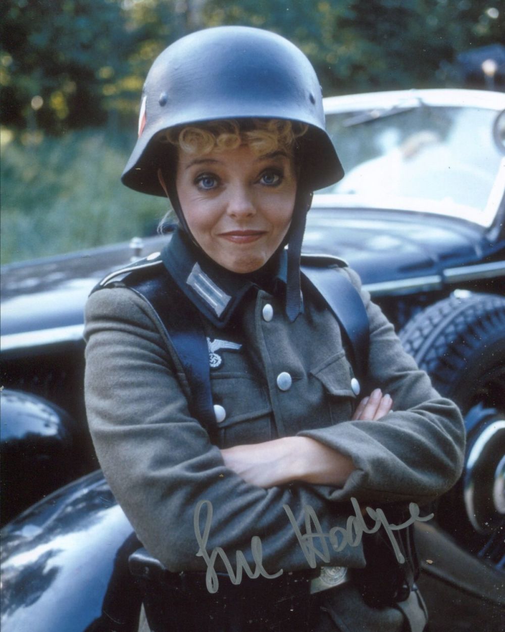 Lot 610: Allo Allo comedy 8x10 photo signed by actress...