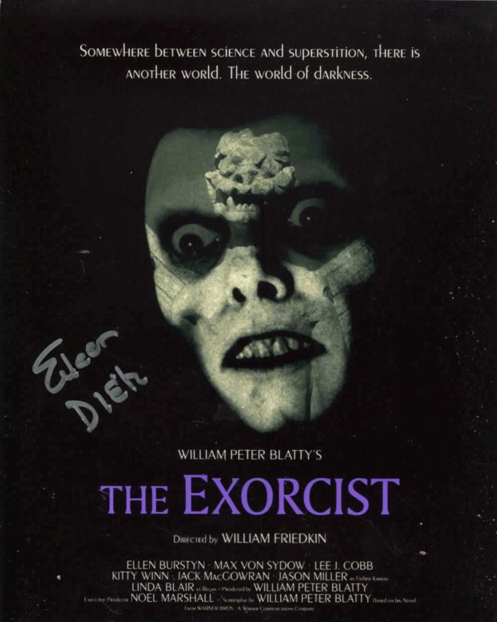 Lot 642: The Exorcist horror movie 8x10 photo signed by...