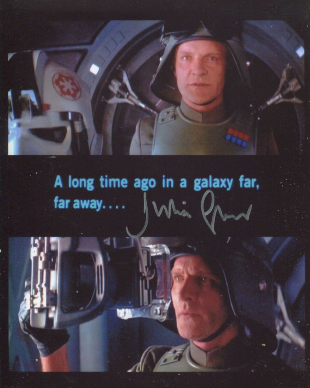 Lot 645: Star Wars 8x10 quote photo signed by General...
