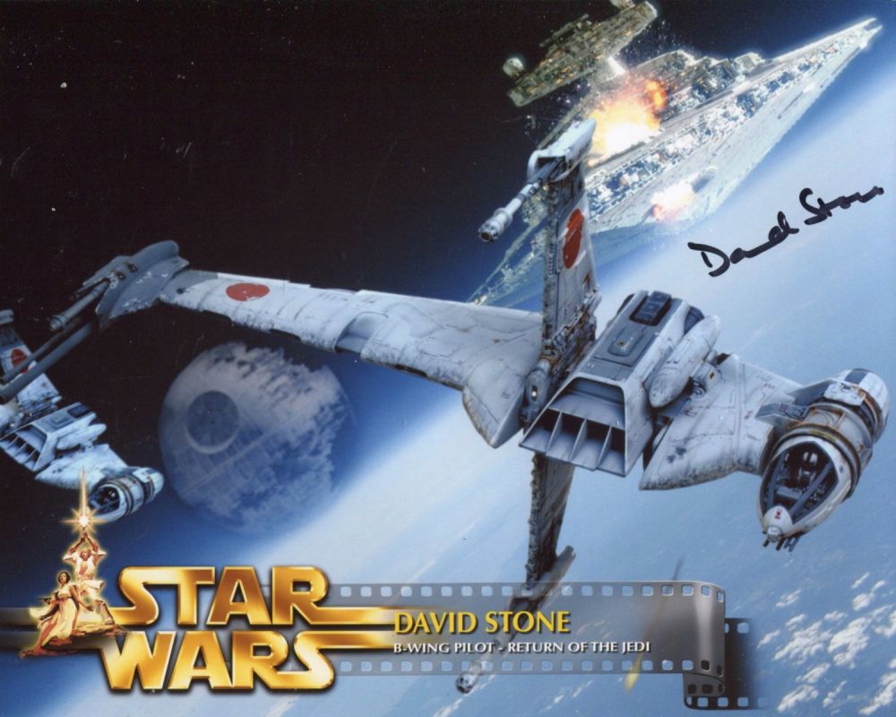 Lot 654: Star Wars Return of the Jedi photo signed...