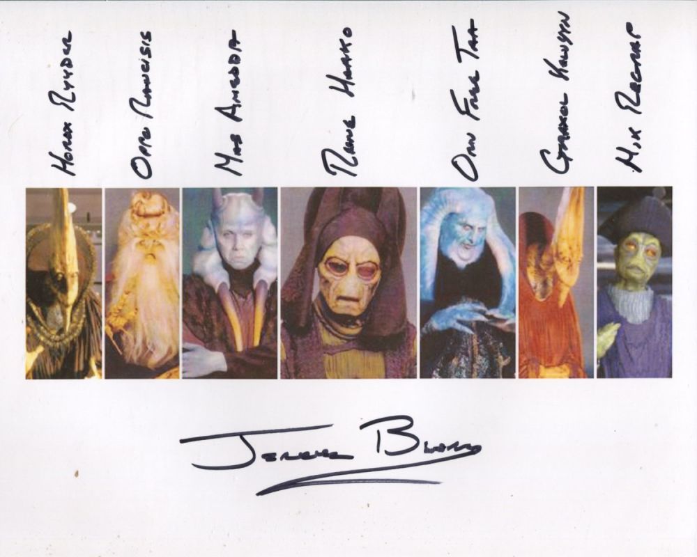 Lot 657: Star Wars 8x10 photo signed by actor Jerome...
