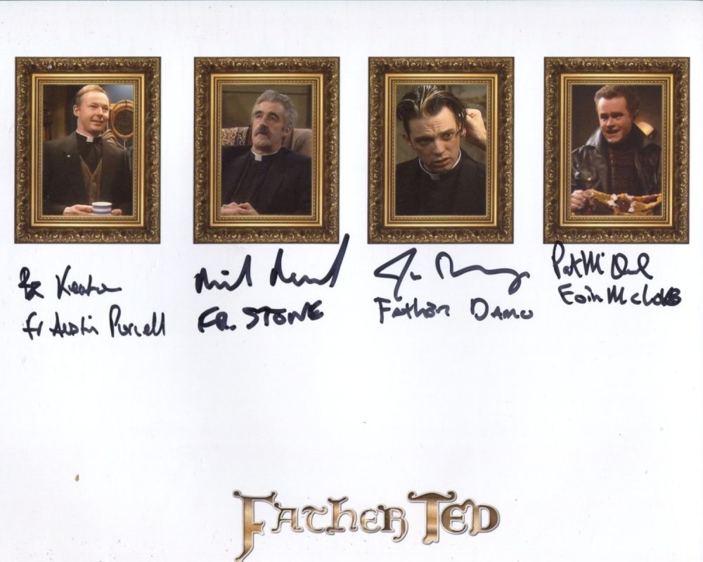 Lot 662: Father Ted comedy series 8x10 photo signed by...