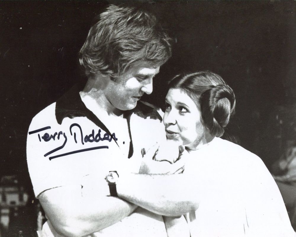 Lot 671: Star Wars director Terry Madden signed 8x10 candid...
