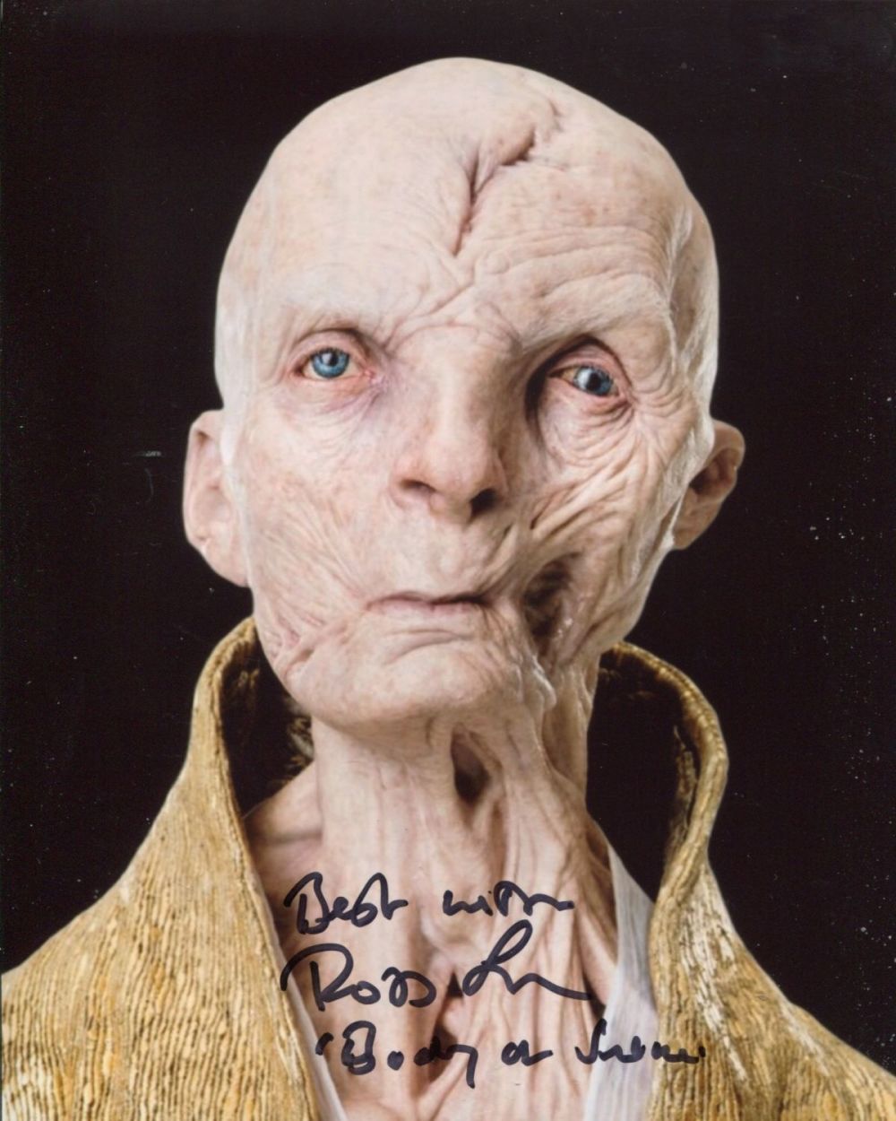 Lot 676: Star Wars movie scene 8x10 photo signed by...