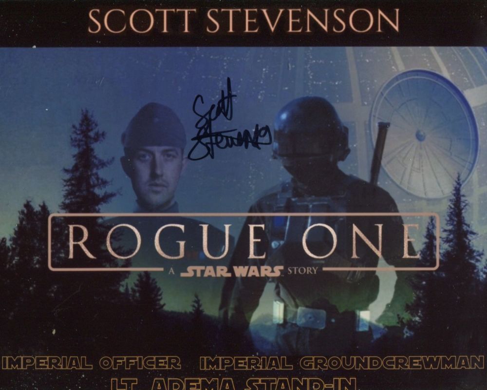 Lot 681: Star Wars Rogue One 8x10 photo signed by...