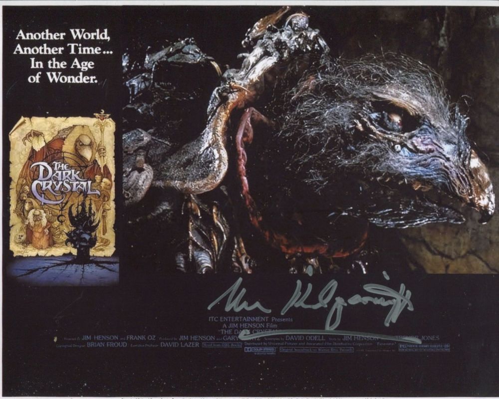Lot 689: The Dark Crystal 8x10 fantasy movie photo signed...