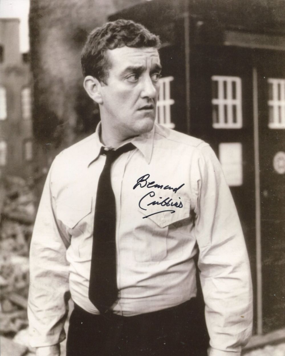 Lot 698: Doctor Who Invasion Earth 8x10 photo signed by...