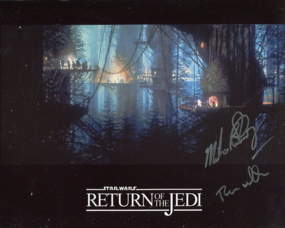 Lot 701: Star Wars Return of the Jedi 8x10 scene...