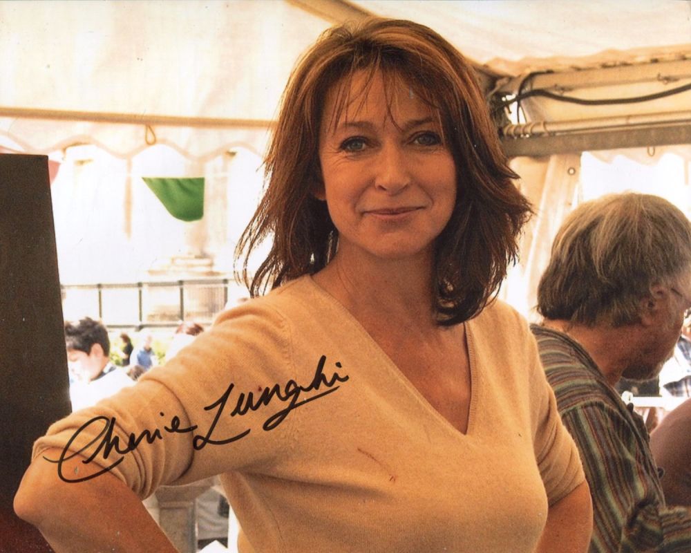 Lot 722: Cherie Lunghi, Kenco coffee ads star who also...