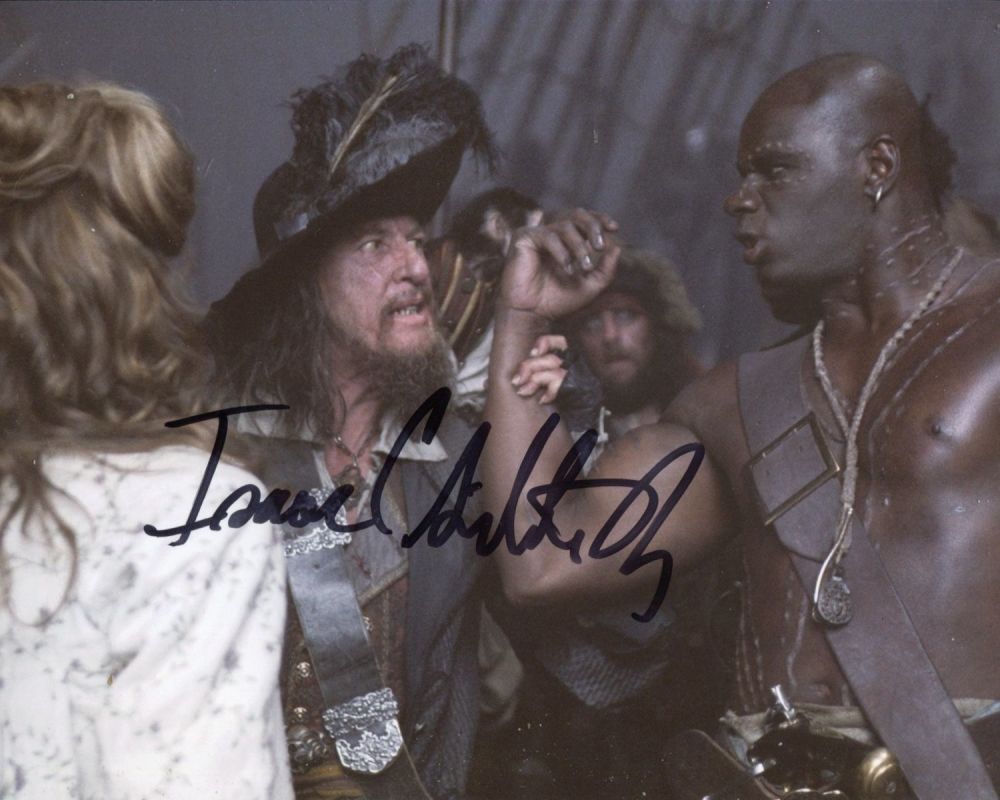 Lot 726: Pirates of the Caribbean movie 8x10 photo signed...
