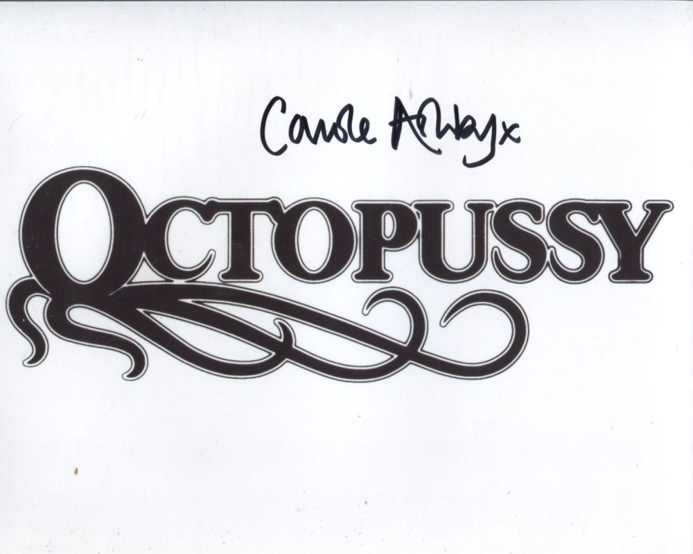 Lot 737: 007 James Bond movie Octopussy 8x10 photo signed...
