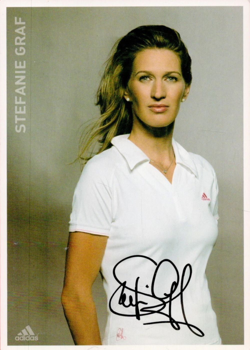 Lot 78: Tennis Steffi Graf signed 6x4 Adidas colour promo...