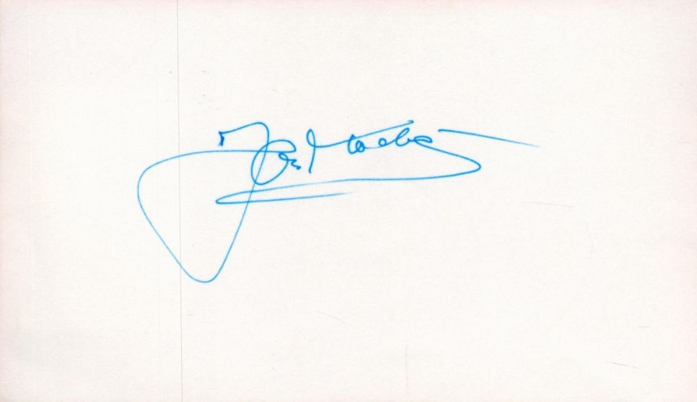 Lot 79: Tennis Jan Kodes signed 6x4 white card. Good...