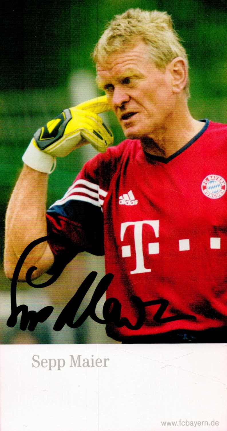 Lot 88: Football Sepp Maier signed 5x4 Bayern Munich colour...
