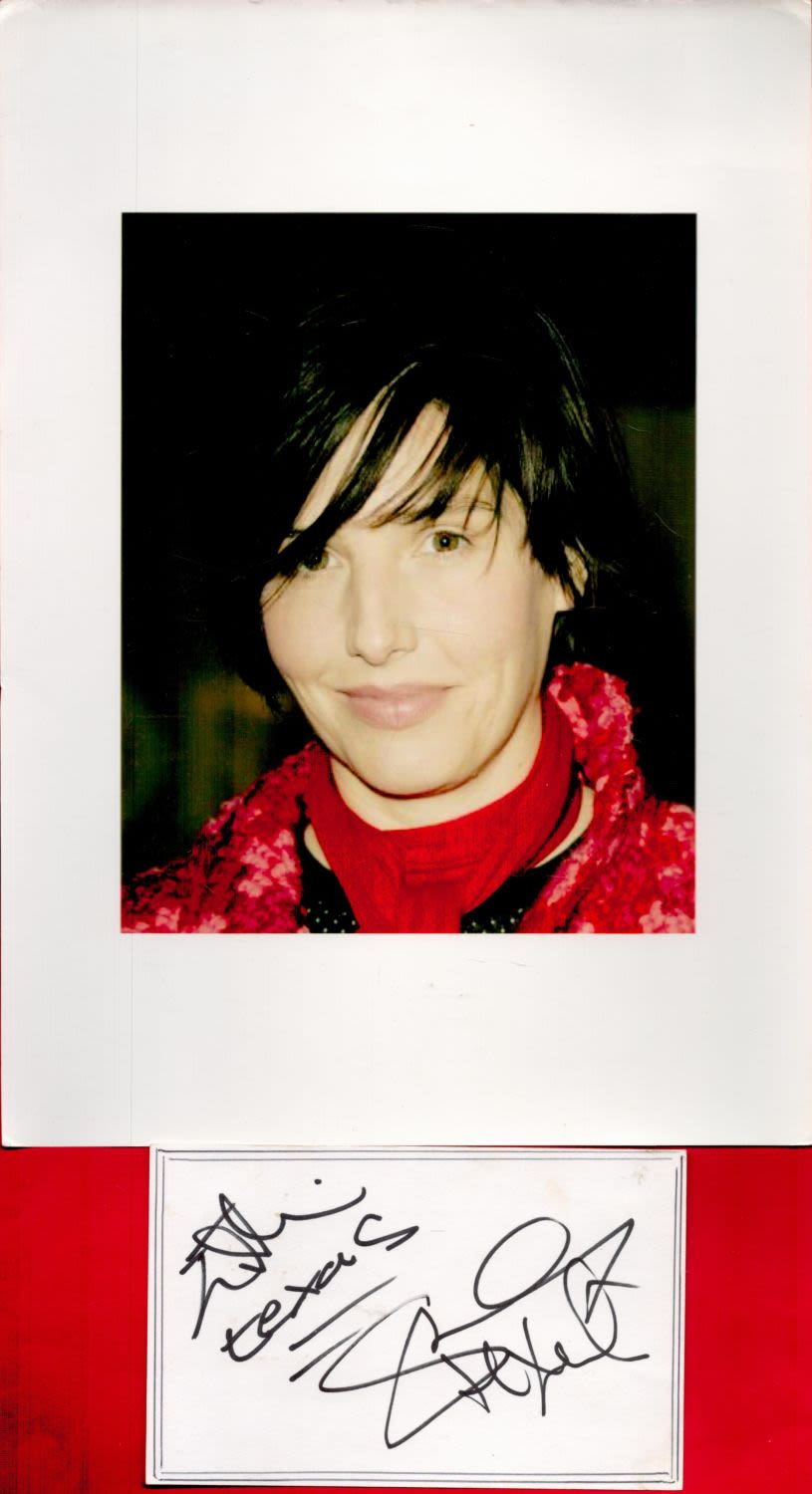 Lot 154: Sharleen Spiteri signature piece featuring a colour photograph...