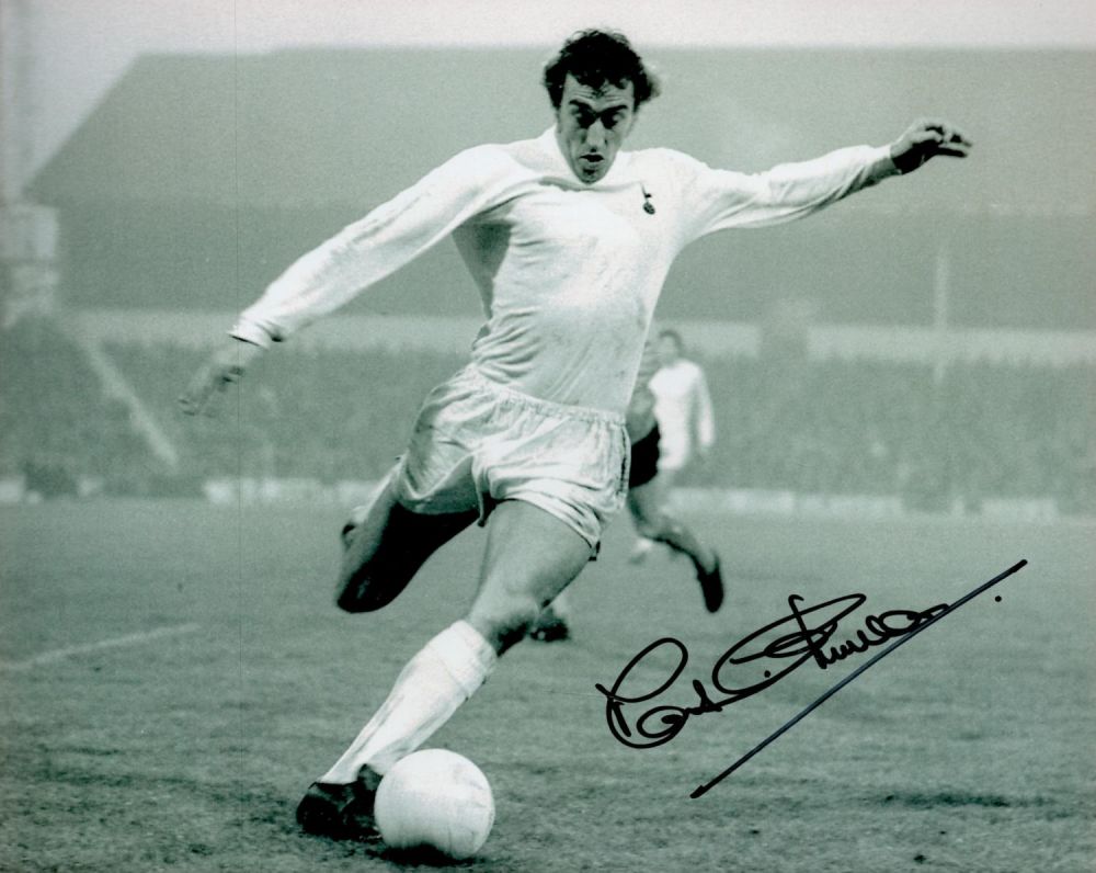 Lot 190: Martin Chivers, Tottenham Hotspur Legend, 10x8 inch Signed...