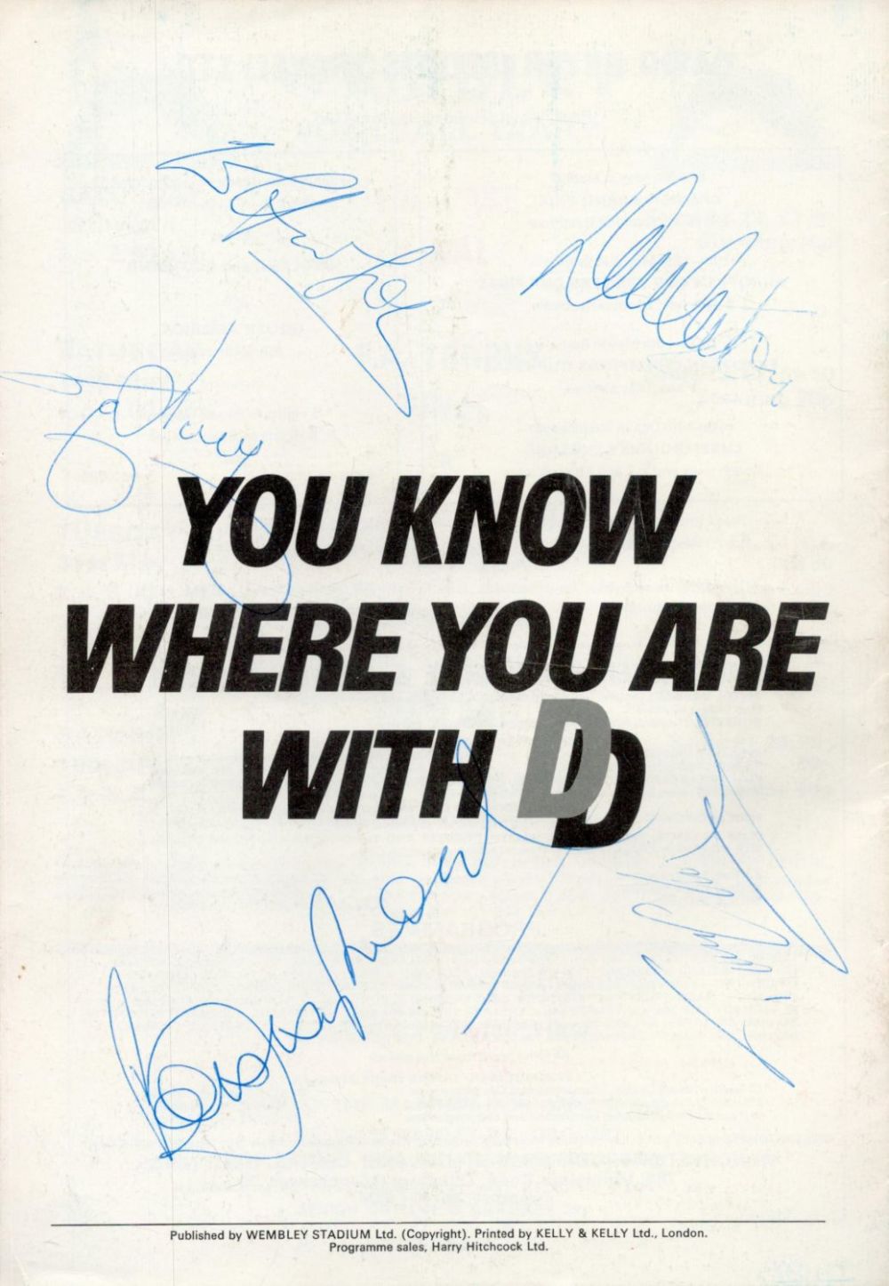 Lot 263: 6 Signed The FIFA World Cup England V...