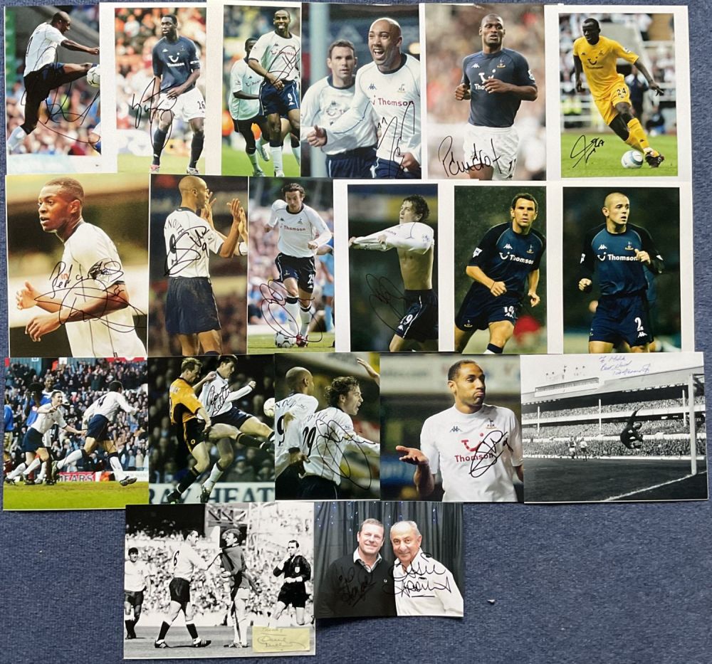Lot 268: Tottenham Hotspurs FC Signed Photo Collection. Signatures include...