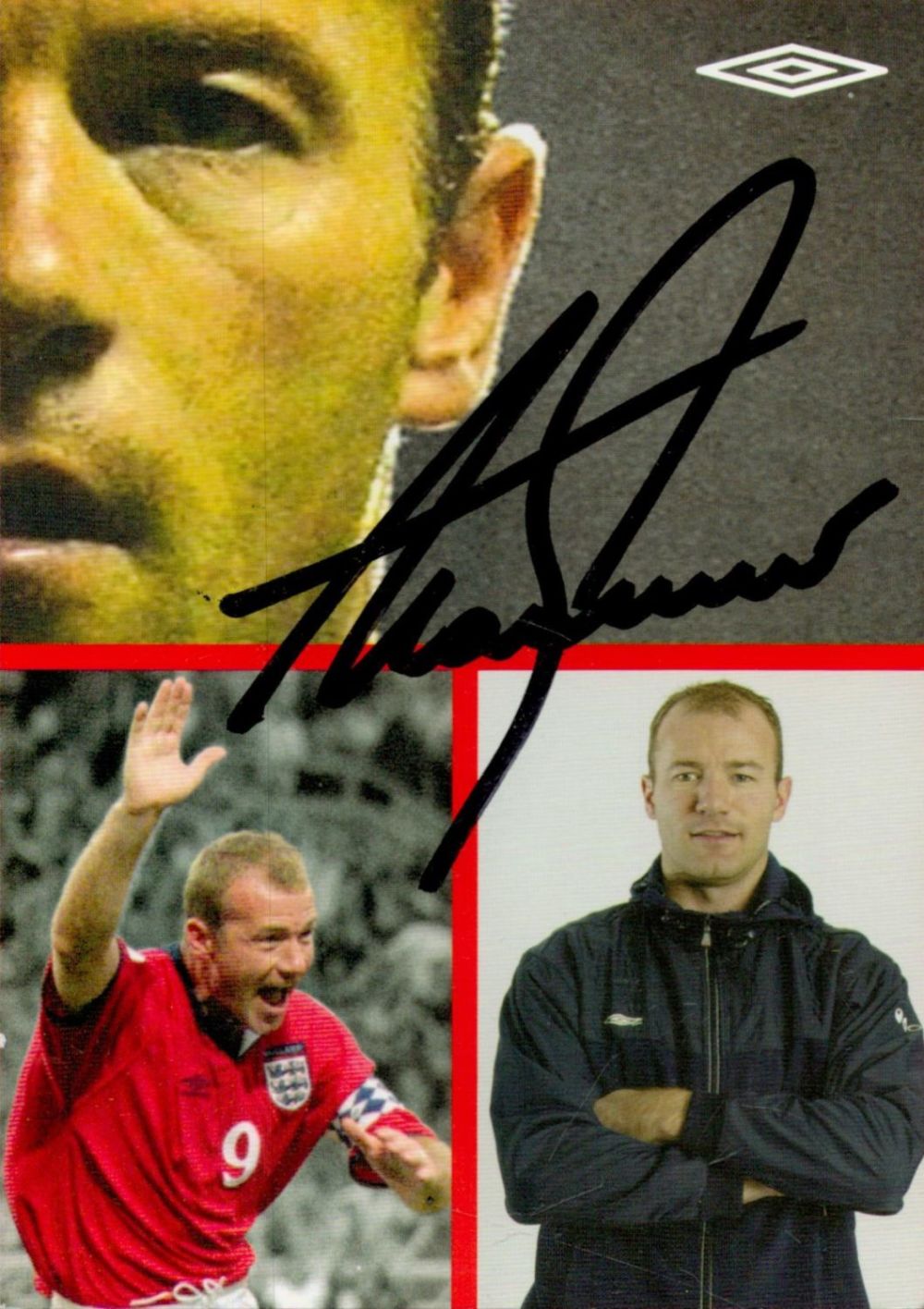 Lot 270: Alan Shearer Signed 6 x 4 inch Colour...