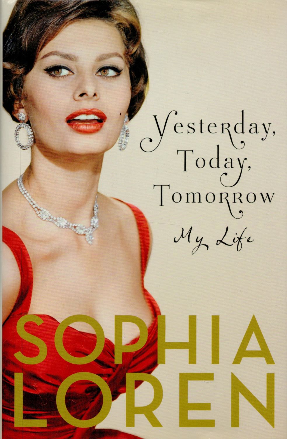 Lot 273: Sophia Loren Signed Inside her Own Book Titled...