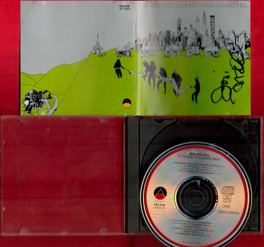 Lot 274: Music Joni Mitchell Signed The Hissing Of Summer...