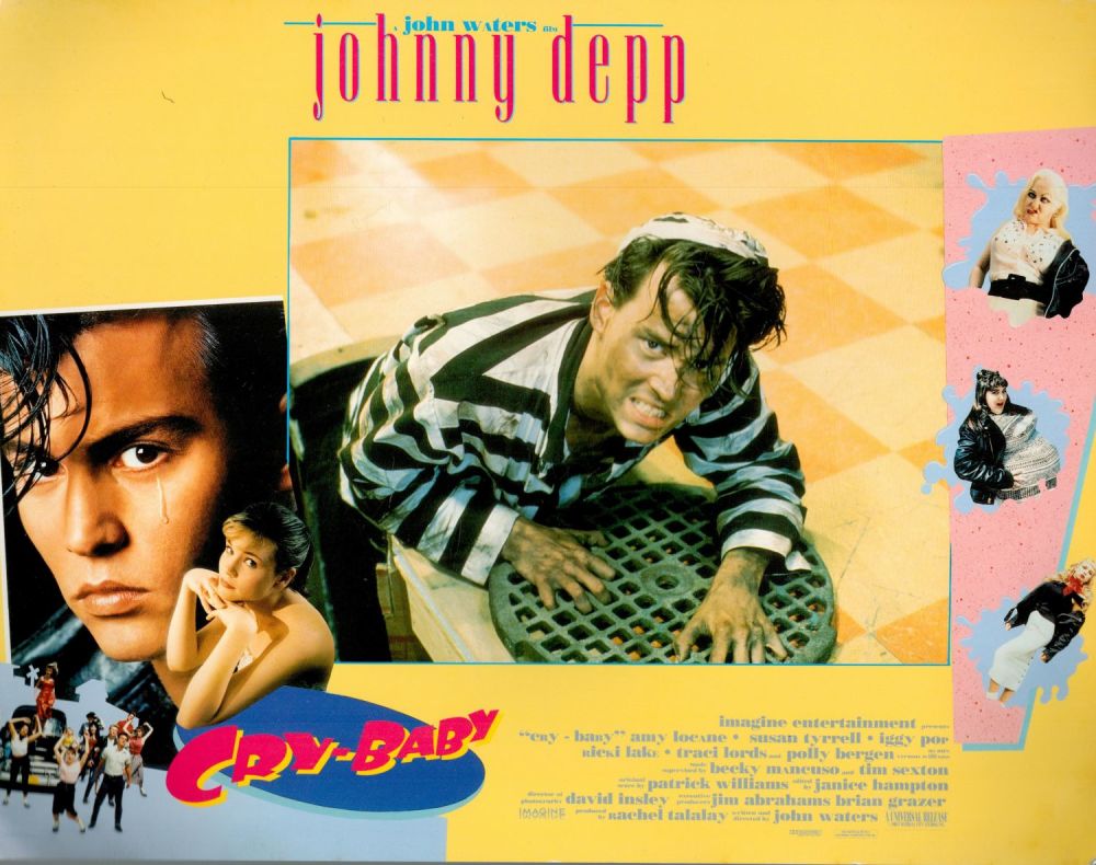 Lot 280: Collection of Four Cry-Baby Colour Promo Sheets Starring...