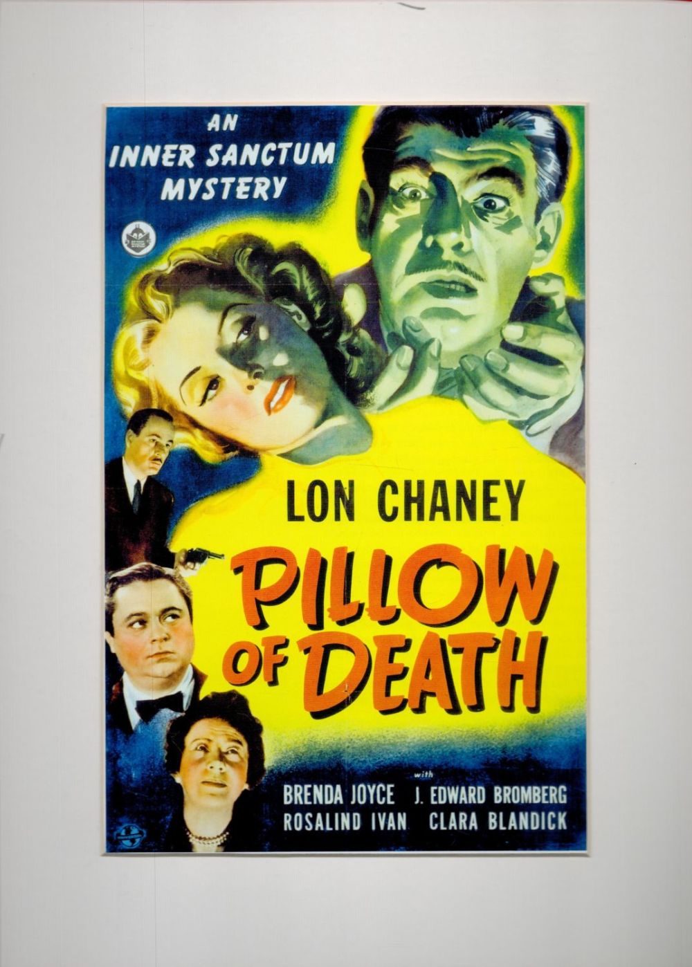 Lot 291: Lon Chaney Pillow Of Death Movie Cutting Starring...