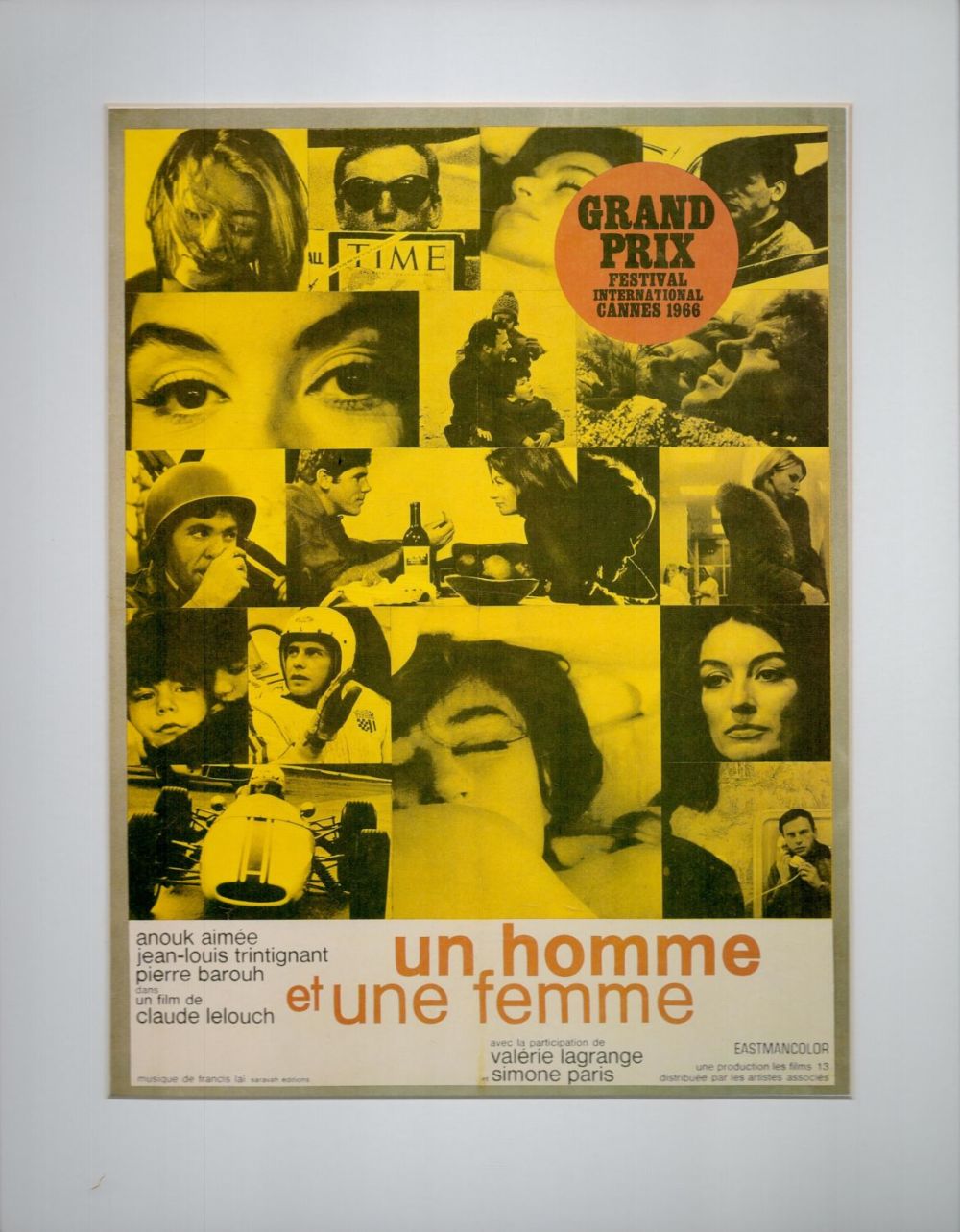 Lot 296: Un Homme Et Une Femme Colourised Magazine Cutting,...