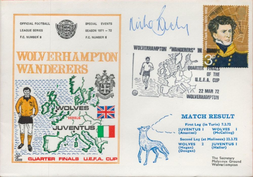Lot 364: Mike Bailey Signed Wolves V Juventus Uefa Quarter...
