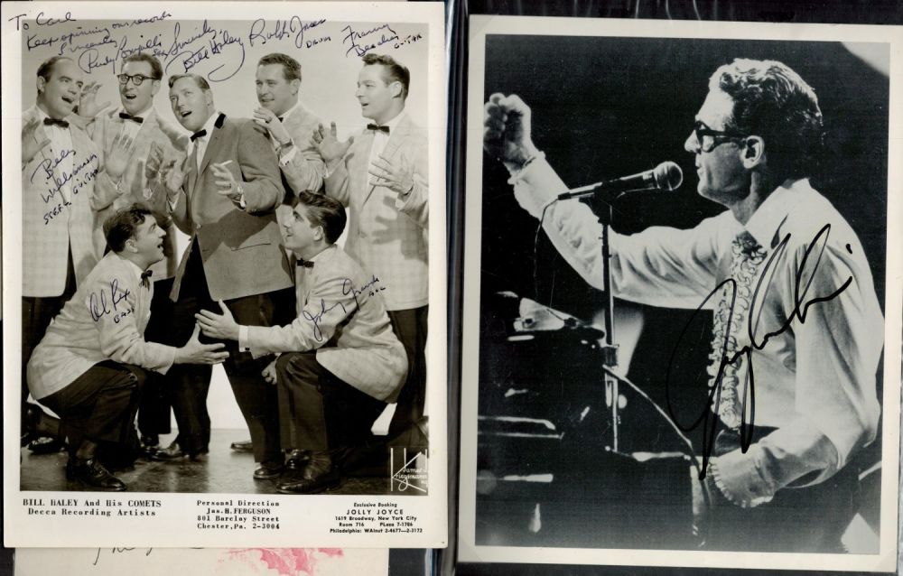 Lot 396: Music Collection of 19 Signatories on Various Items...