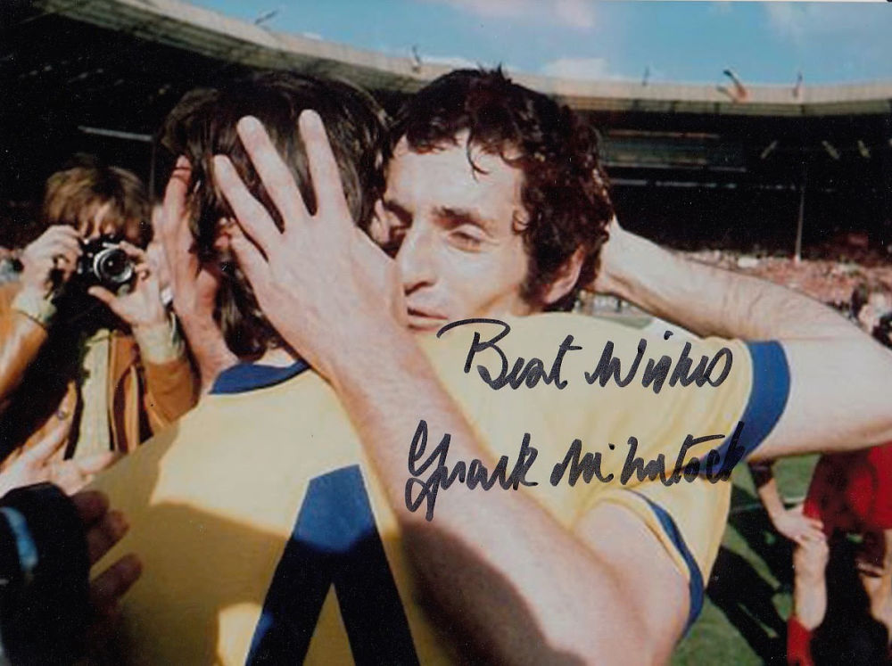 Lot 406: Autographed Frank McLintock 8 X 6 Photo -...