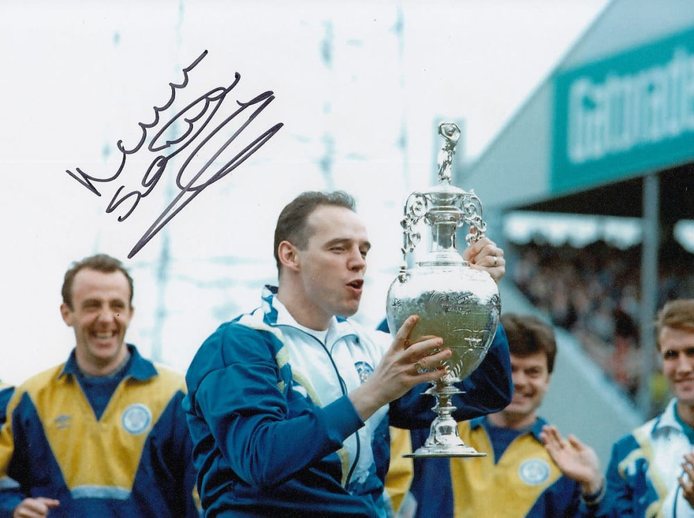Lot 445: Autographed Mel Sterland 8 X 6 Photo -...