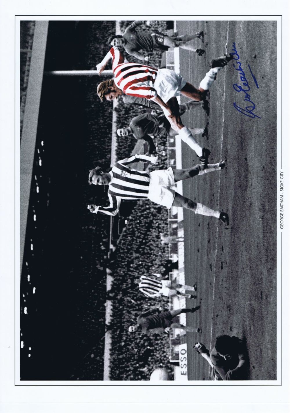Lot 468: Autographed George Eastham 16 X 12 Photo-Edition, Col,...