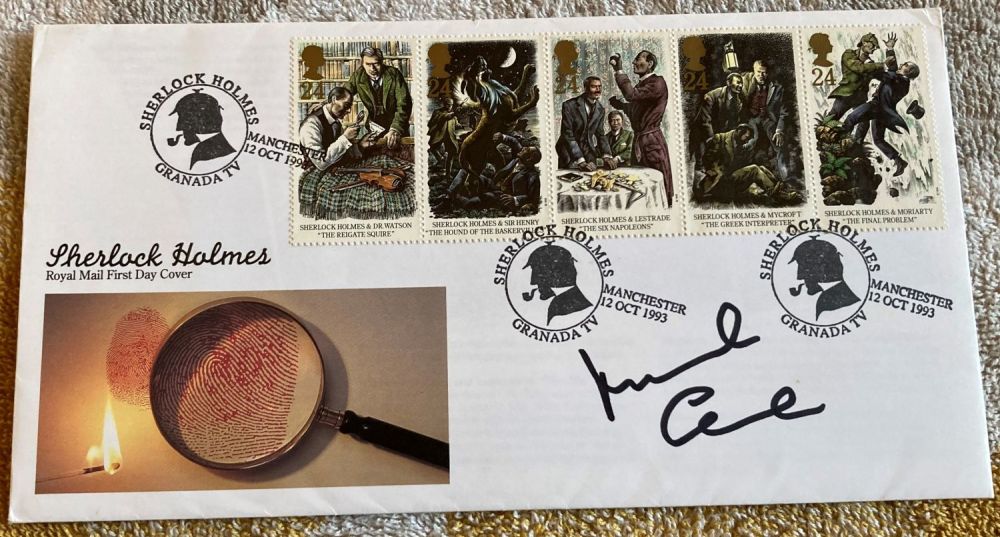 Lot 496: Actor Michael Caine signed 1993 Sherlock Holmes Royal...