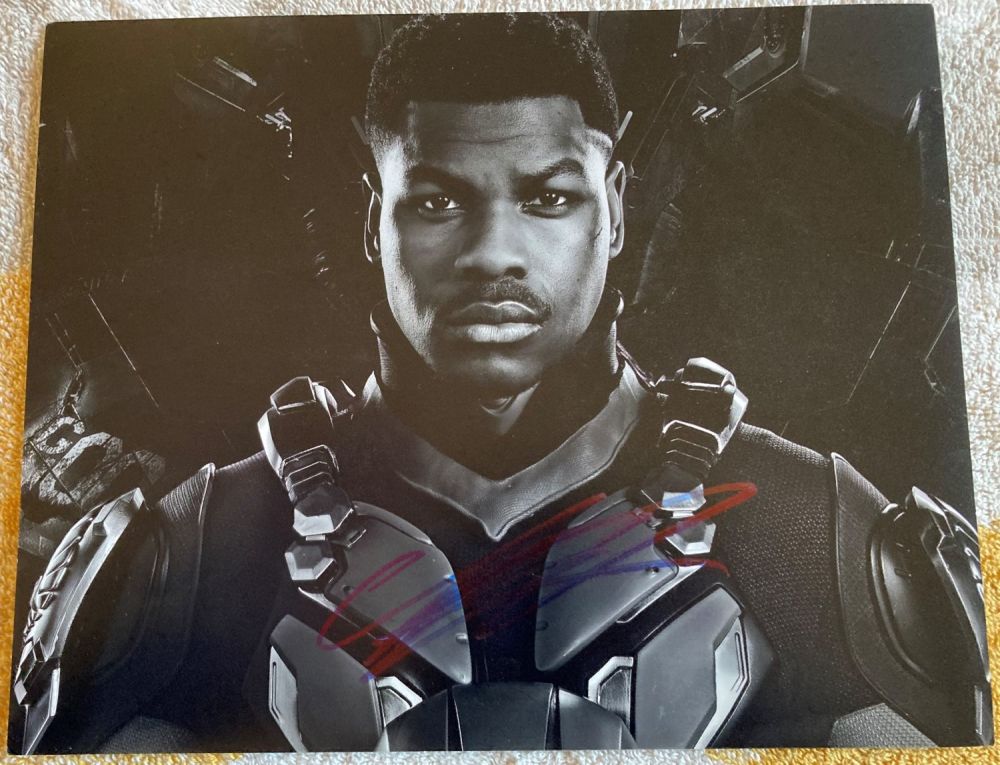 Lot 499: Star Wars John Boyega signed 10 x 8...