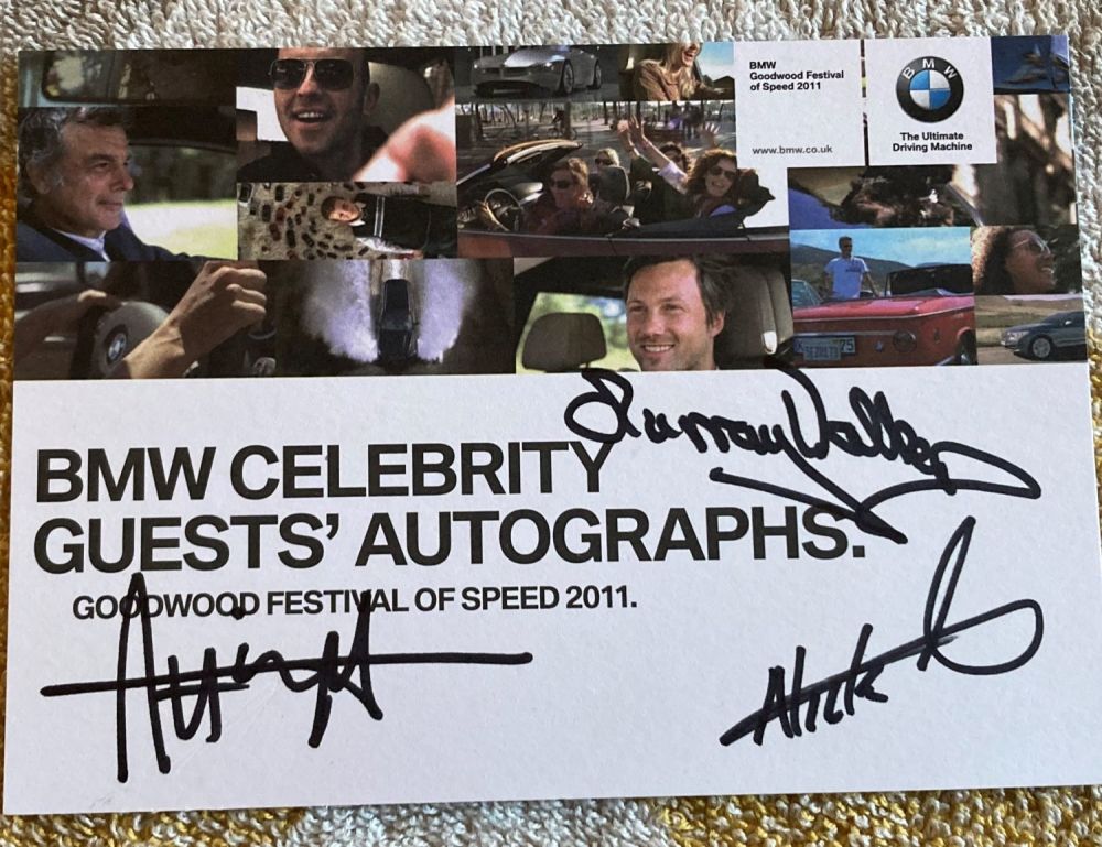 Lot 509: Motor racing Murray Walker signed 6 x 4...