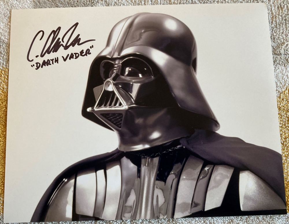 Lot 513: Darth Vader body double, actor C Andrew Nelson...