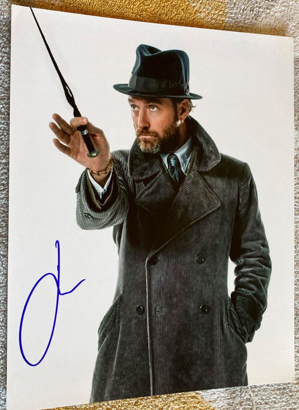 Lot 523: Harry Potter Jude Law signed 10 x 8...