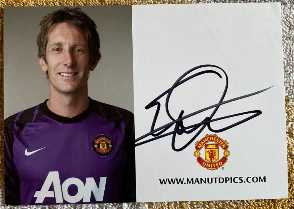 Lot 540: Football Man Utd Edwin Van Der Sar signed...