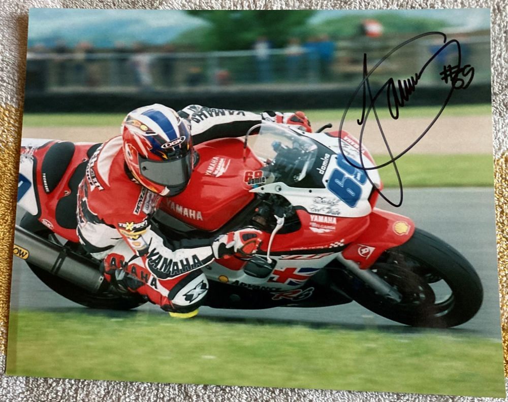 Lot 548: Motor Cycle ace Jamie Whitham signed 12 x...