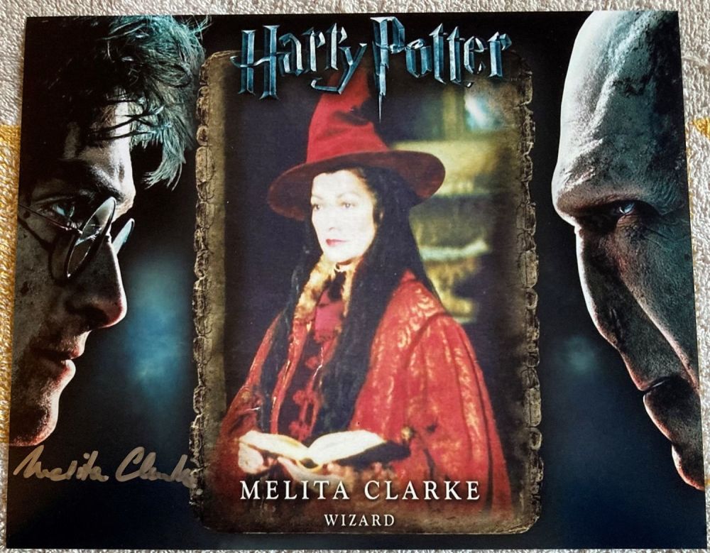 Lot 556: Harry Potter actor Wizard Melita Clark signed 10...