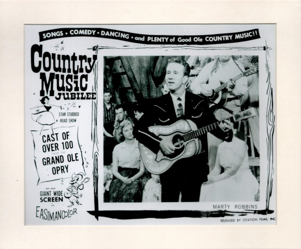 Lot 598: Country Music Jubilee Black and White Advertising Print,...