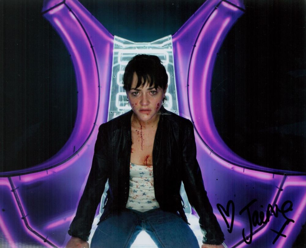 Lot 130: Jaime Winstone signed 10x8 colour photo. Winstone is...
