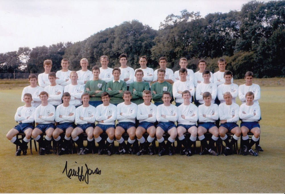 Lot 158: Autographed Cliff Jones 12 X 8 Photo :...