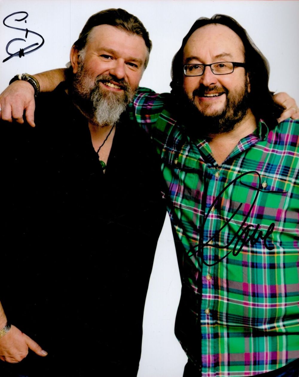 Lot 250: The Hairy Bikers Signed 10x8 inch Colour Photo....