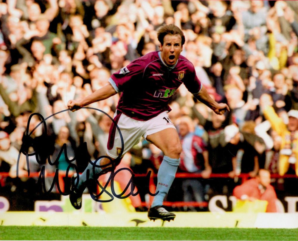 Lot 297: Football. Paul Merson Signed 10x8 inch Colour Aston...