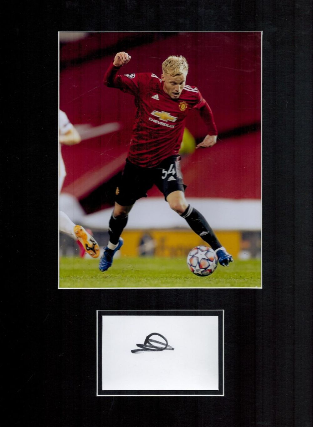 Lot 353: Donny Van De Beek Signed Signature Card With...