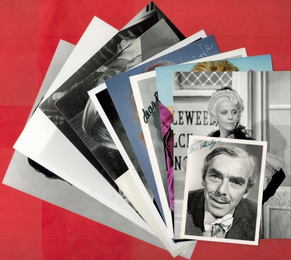 Lot 12: TV and Film Collection of 10 Vintage Signed...